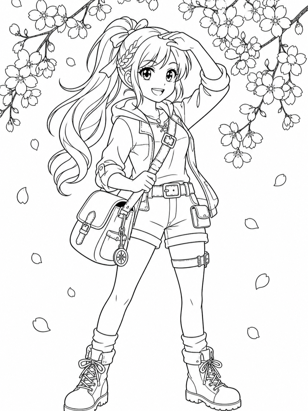 Anime Coloring Pages