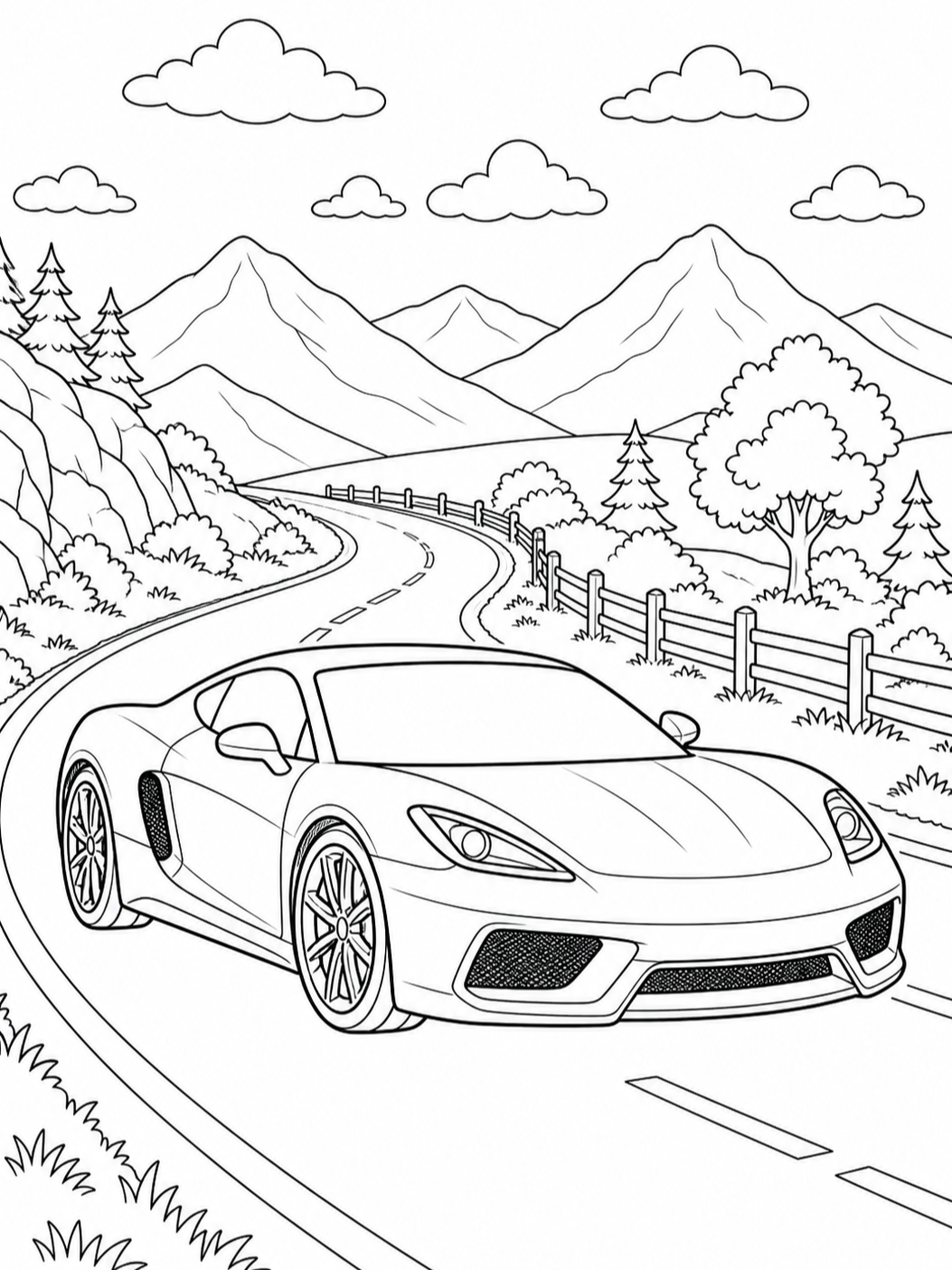 Car Coloring Pages