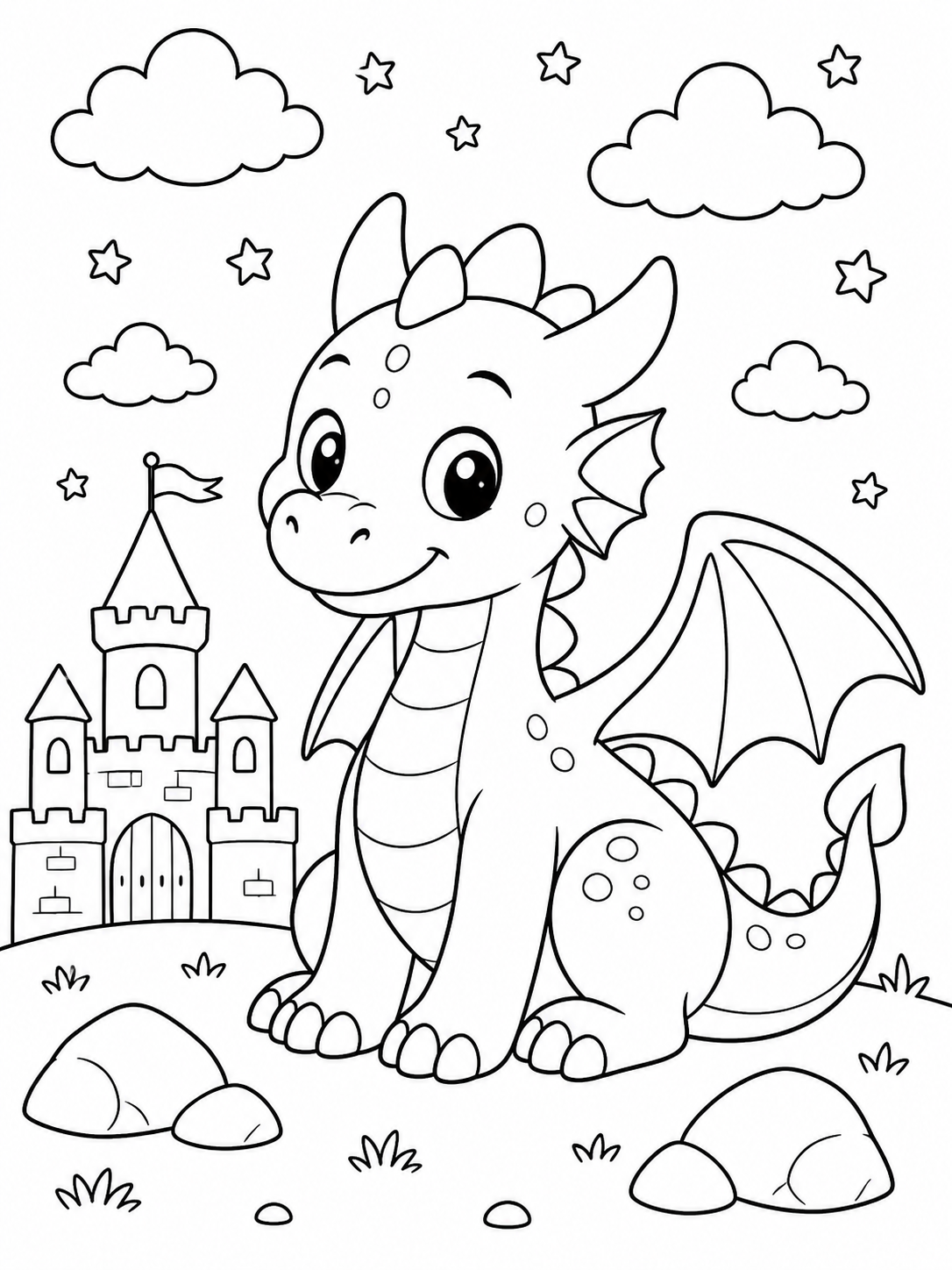 Dragon Coloring Pages