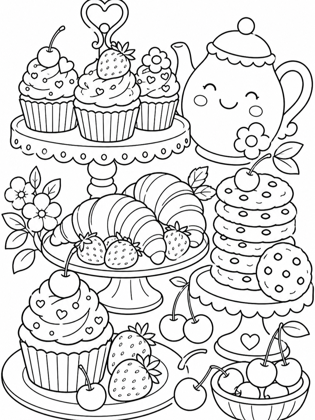 Food Coloring Pages