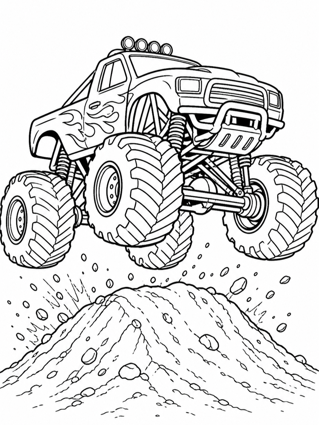 Monster Truck Coloring Pages