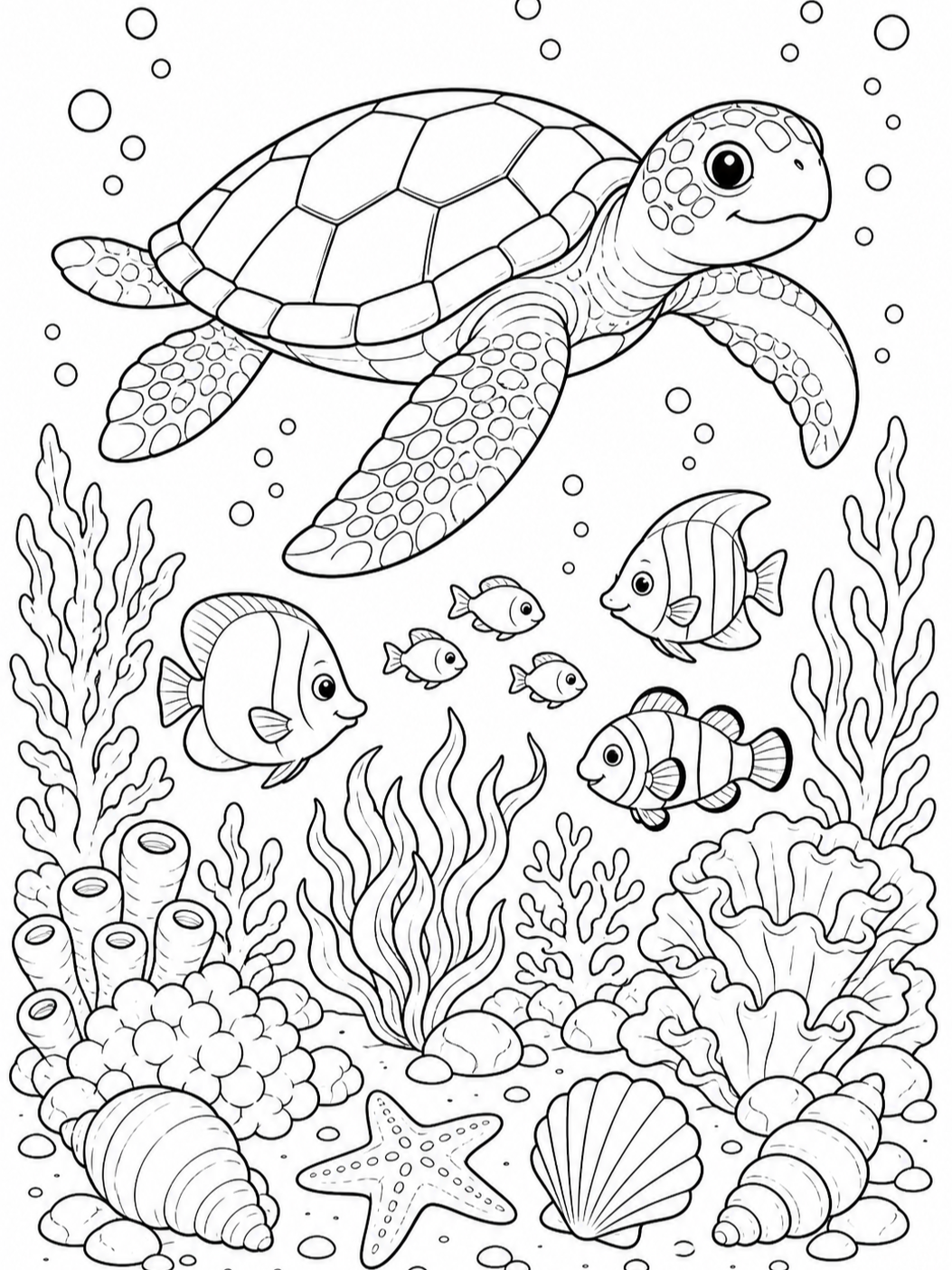 Ocean Coloring Pages