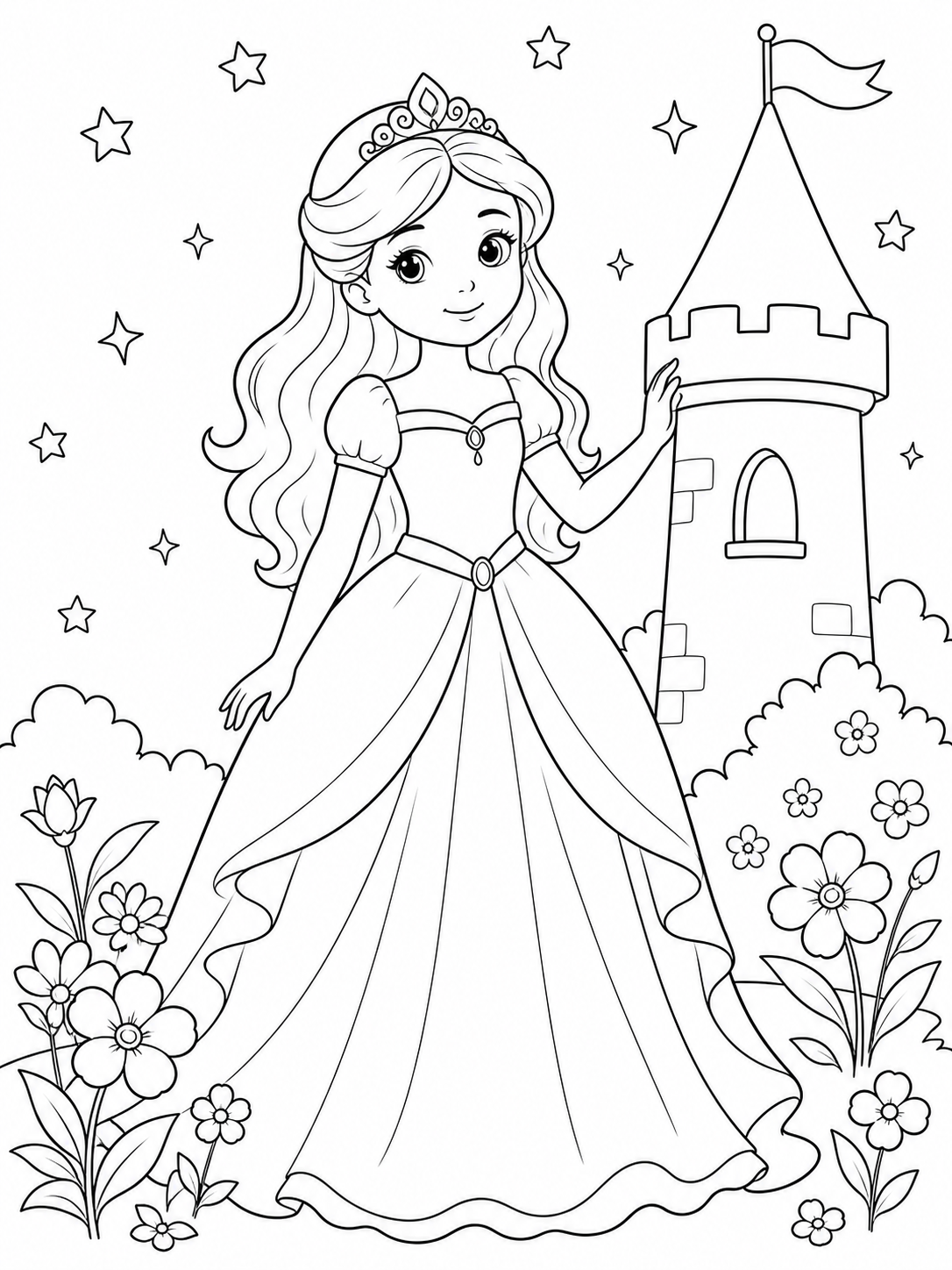 Princess Coloring Pages