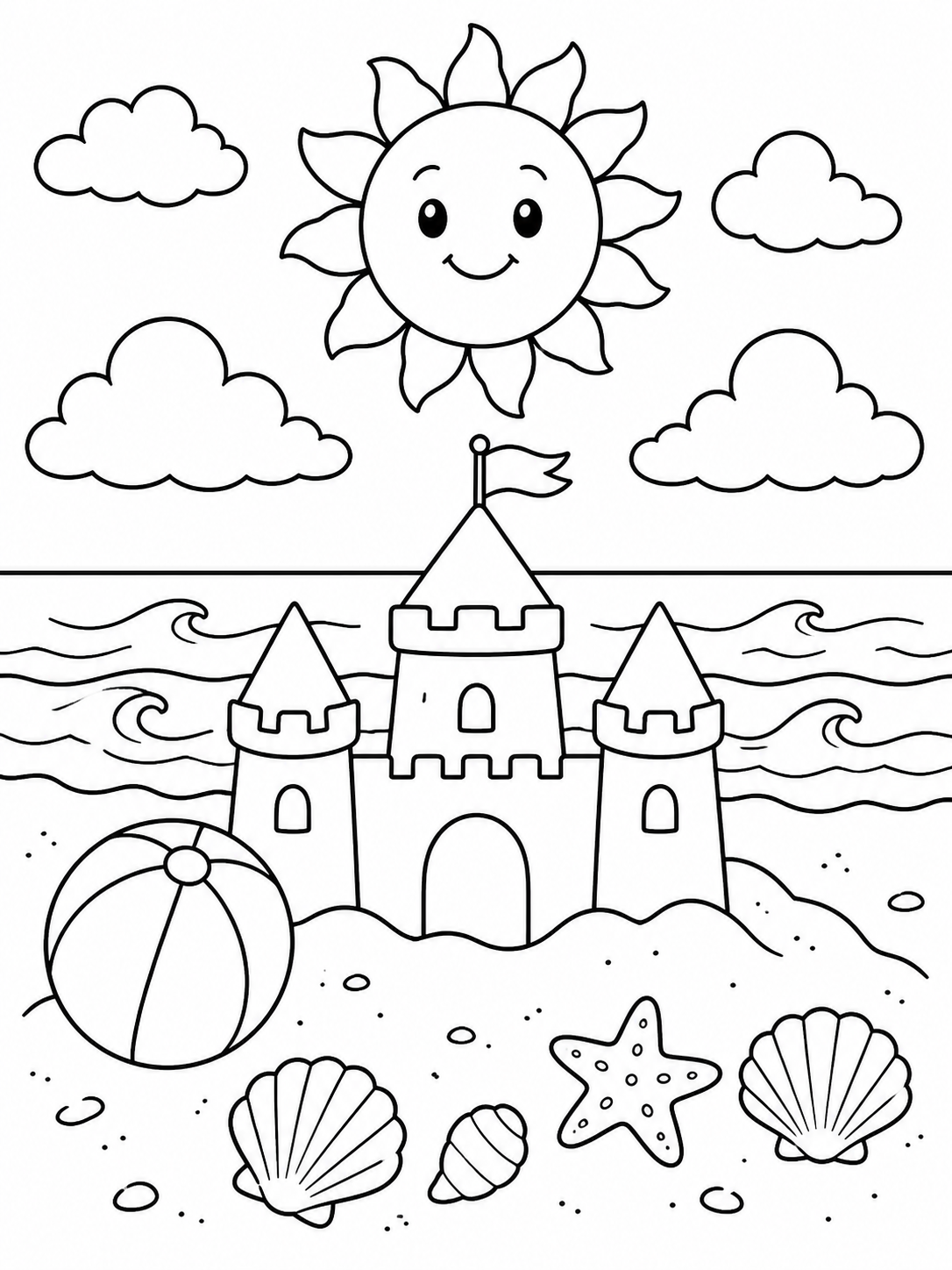 Summer Coloring Pages