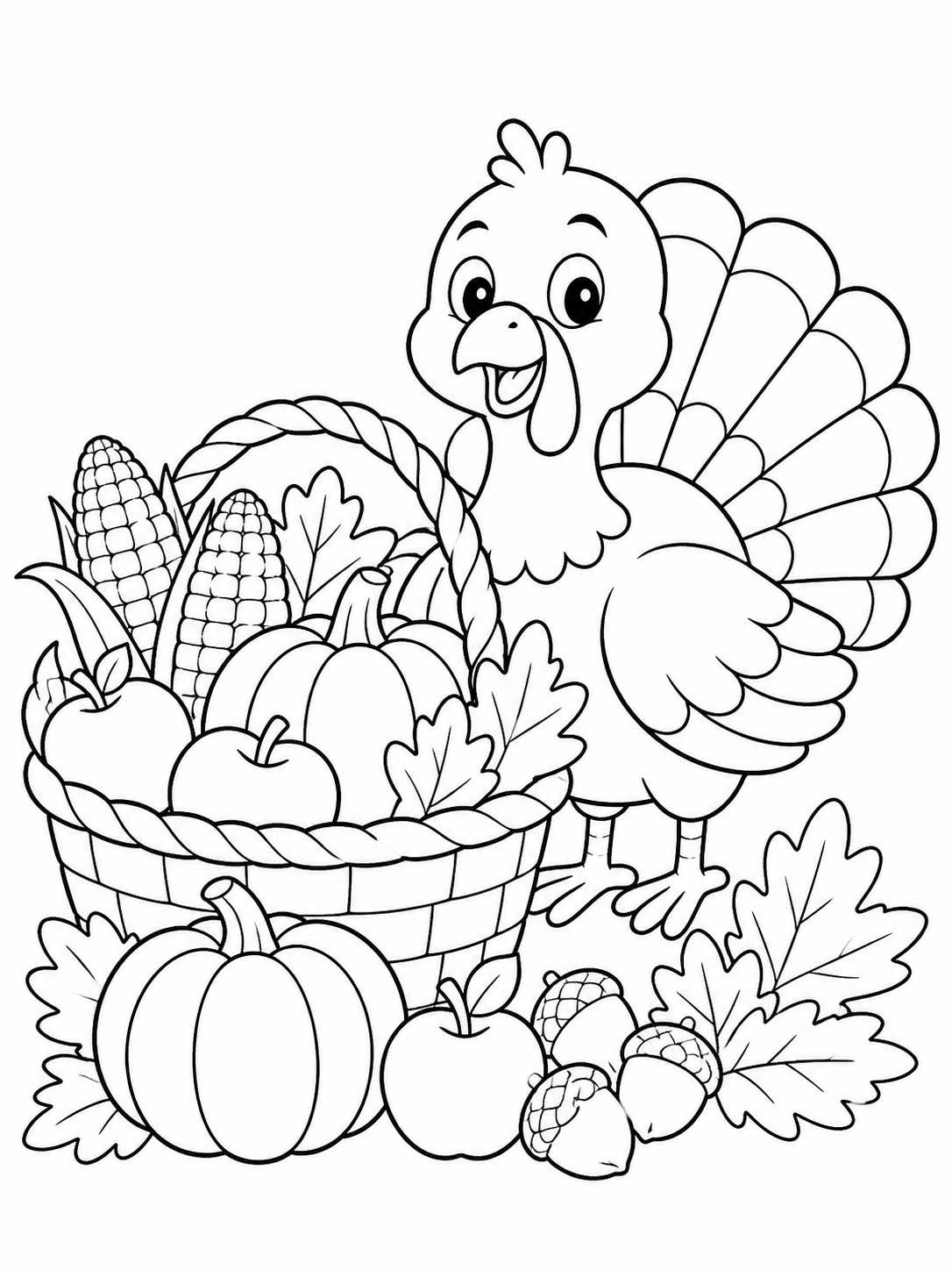 Thanksgiving Coloring Pages