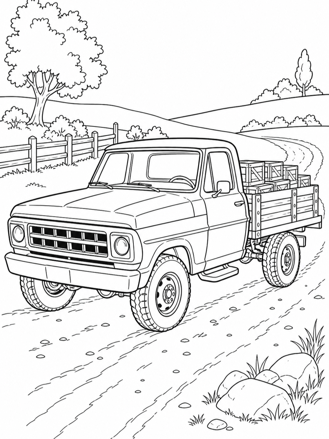 Truck Coloring Pages