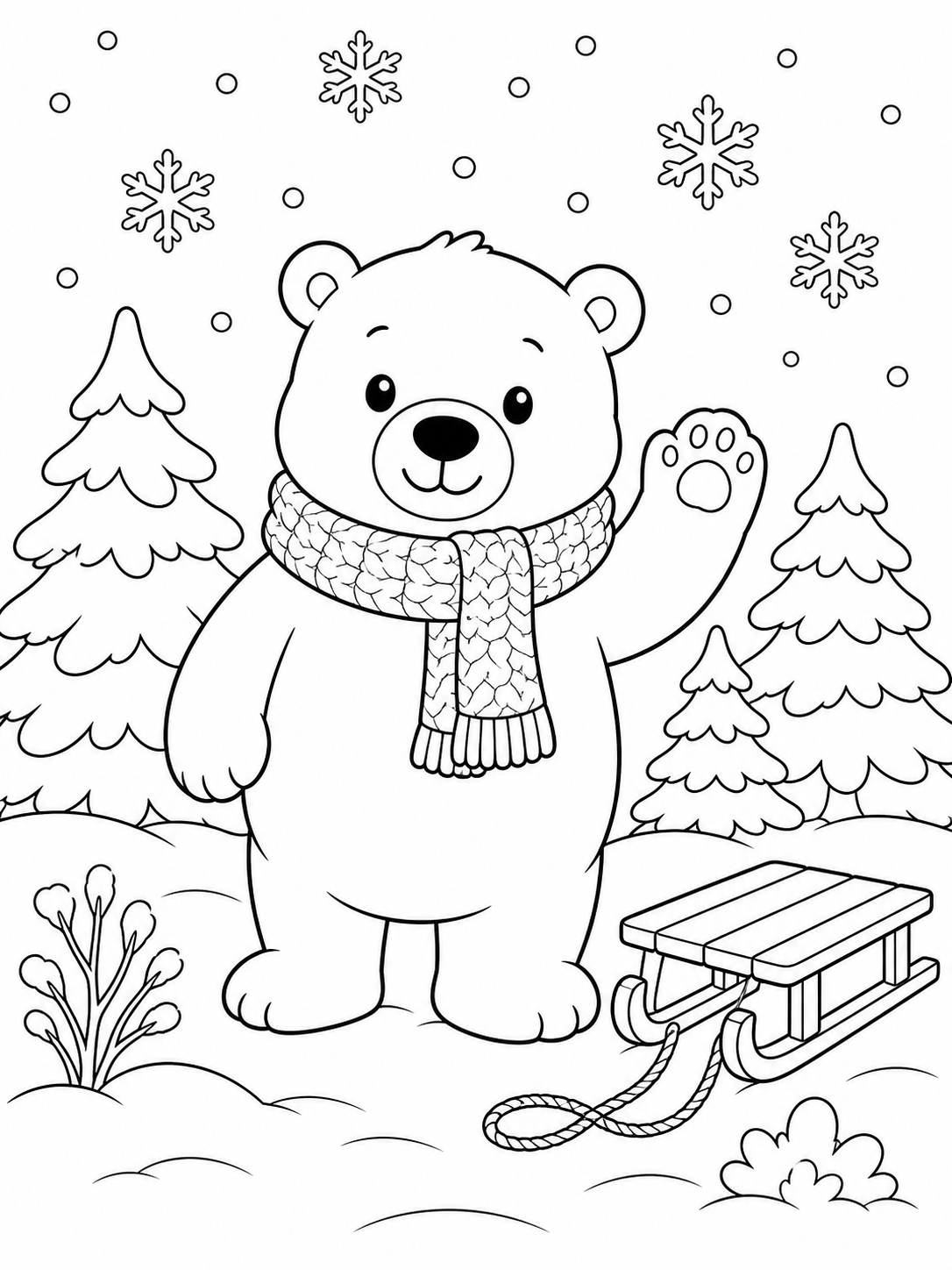 Winter Coloring Pages